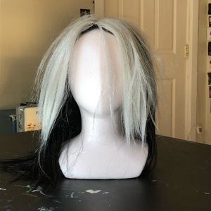 Black And White Wig